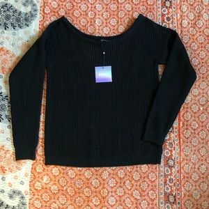 Missguided scoop neck sweater.